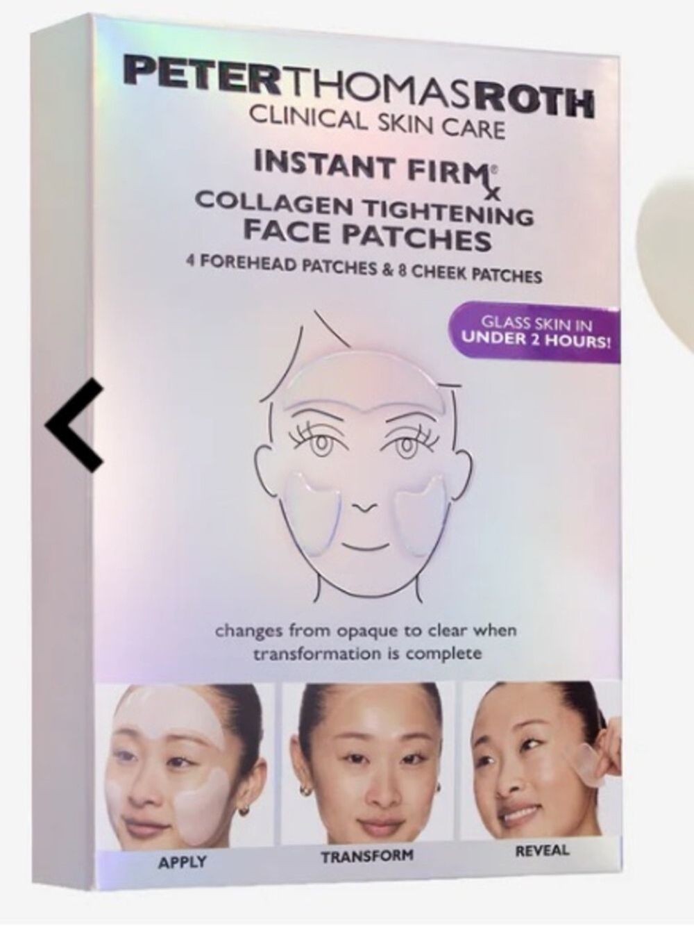 Peter Thomas Roth Instant FIRMX Collagen Tightening Face Patches Mask